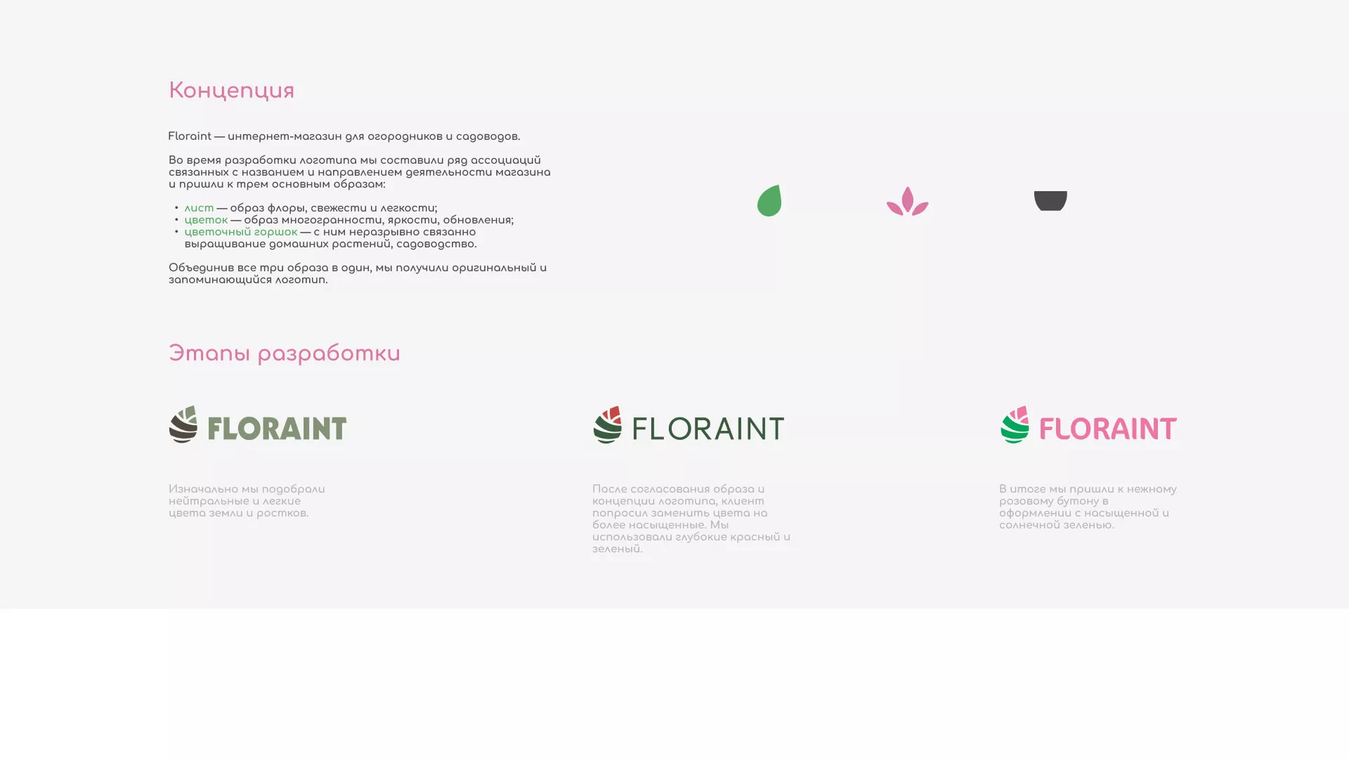 Создание логотипа и интернет-магазина «FLORAINT» в Ардатове